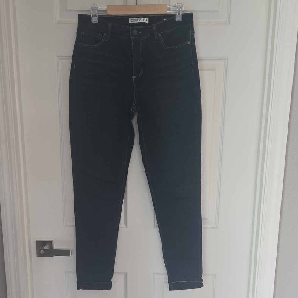 Code Bleu Women's Midnight Blue High Rise Jeans